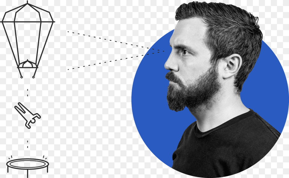 Man, Head, Person, Adult, Beard Free Png