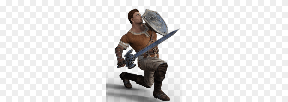 Man Weapon, Sword, Person, Male Free Png