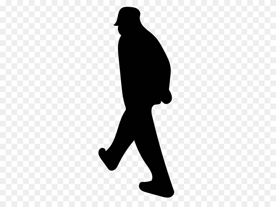 Man Person, Silhouette, Walking, Adult Free Png