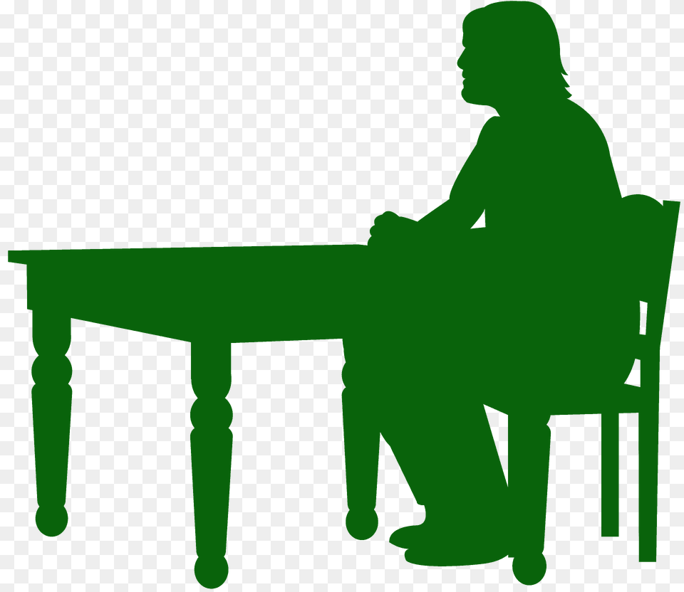 Man, Table, Sitting, Dining Table, Person Free Png