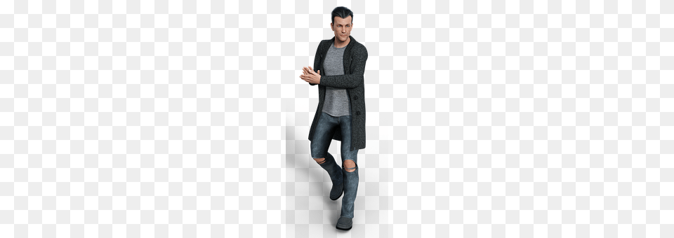 Man Sweater, Clothing, Coat, Sleeve Png