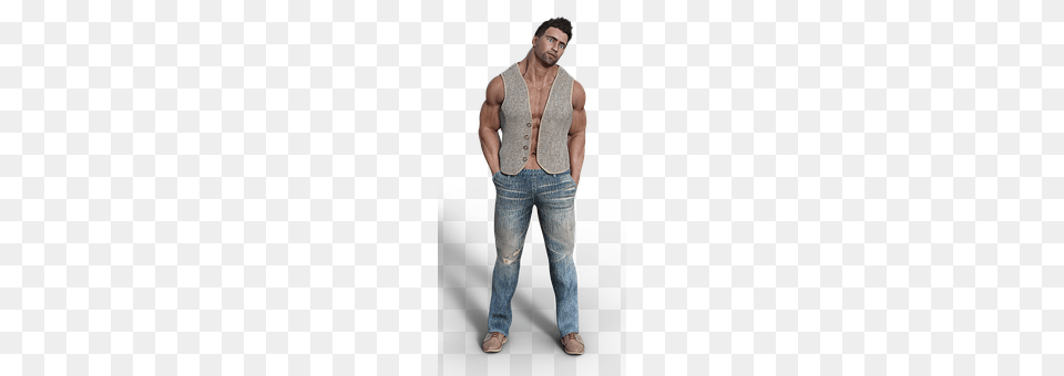 Man Clothing, Pants, Vest, Adult Free Transparent Png