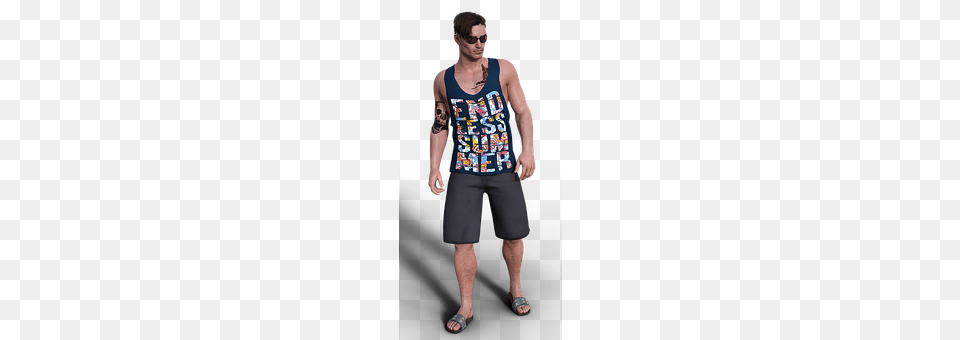 Man Clothing, Shorts, Tank Top, Vest Png