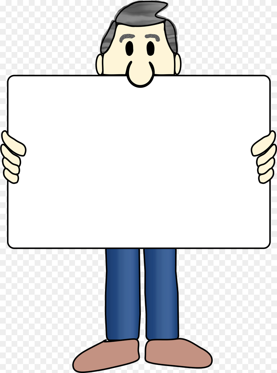 Man And Sign Clip Arts, White Board, Photography Free Transparent Png