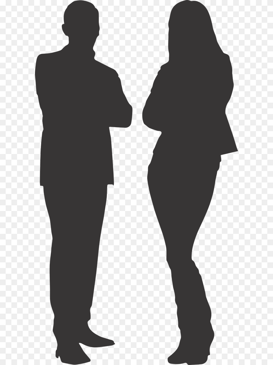 Man And Woman Silhouette, Adult, Male, Person, Head Png