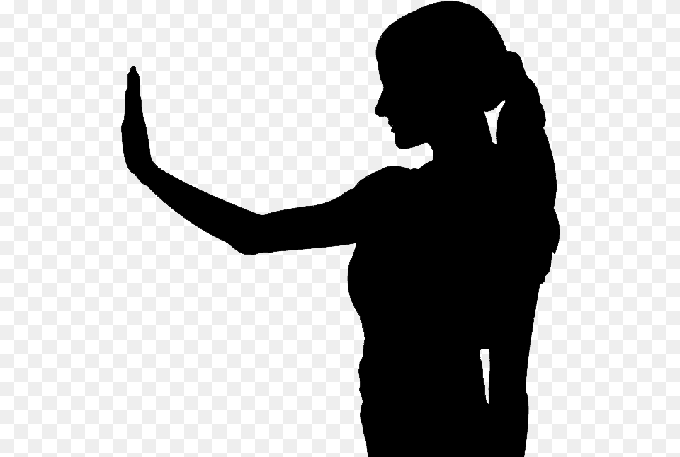 Man And Woman Silhouette Woman Self Defense Clipart, Arm, Body Part, Person Png Image