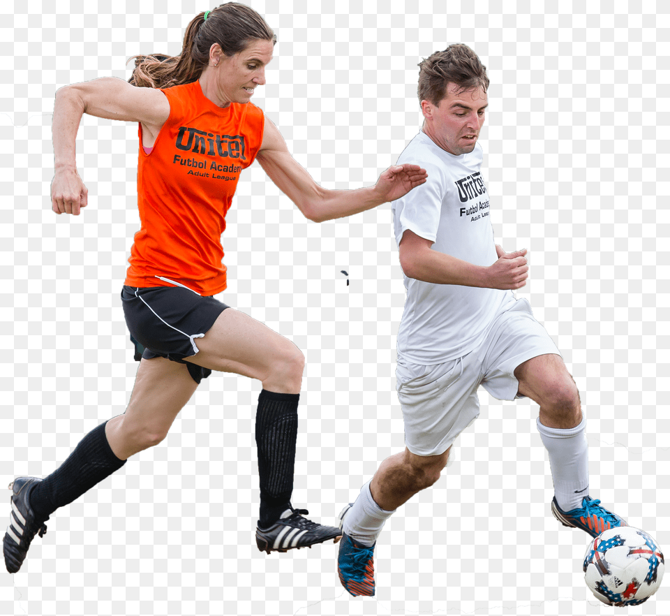Man And Woman Soccer, Clothing, Shorts, Teen, Person Free Png
