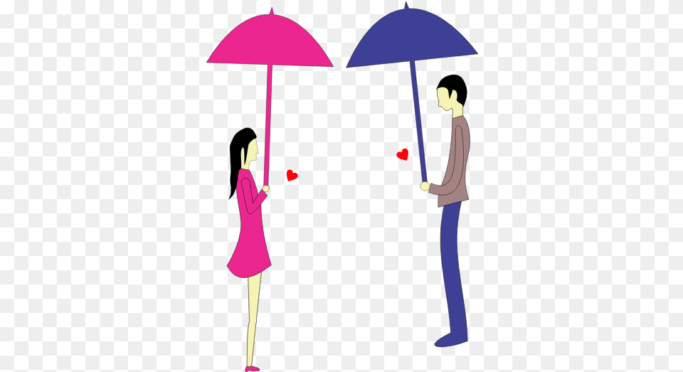 Man And Woman With Umbrellas, Adult, Person, Female, Canopy Free Png