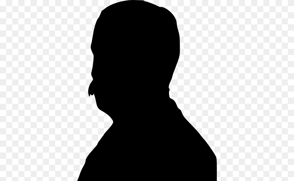 Man Art At Clker Com Vector Online Old Man Face Silhouette, Adult, Female, Person, Woman Free Png