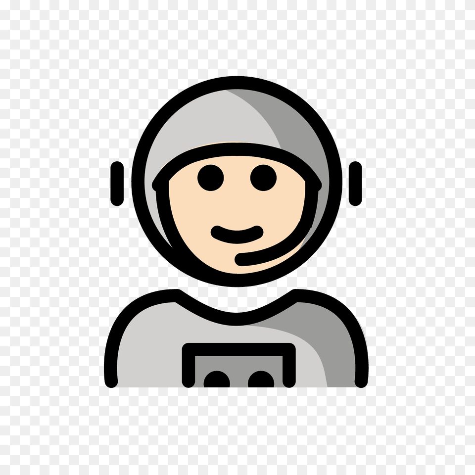 Man Astronaut Emoji Clipart, Clothing, Hood, Face, Head Free Transparent Png