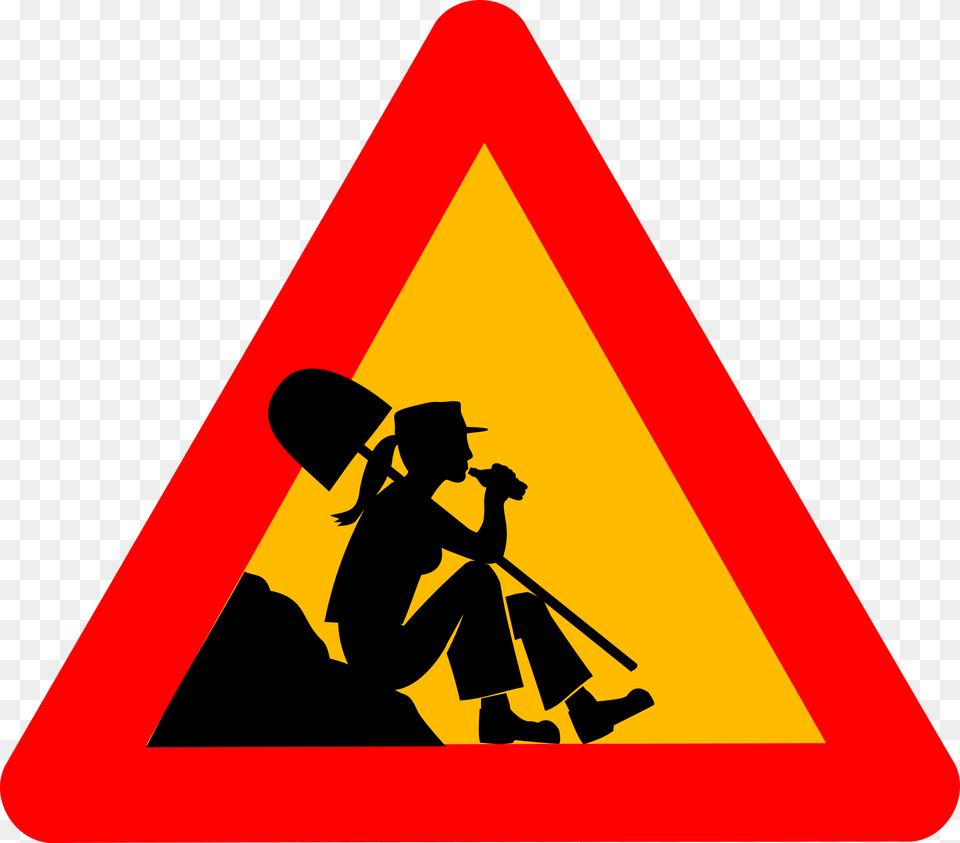 Man At Work, Sign, Symbol, Adult, Male Png Image