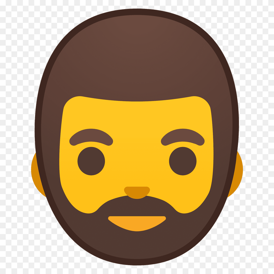 Man Beard Emoji Clipart, Face, Head, Person, Photography Png