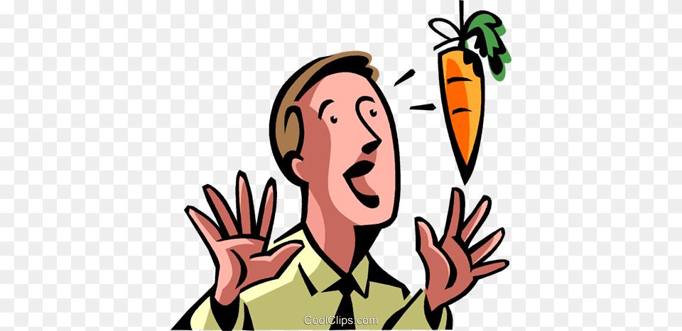 Man Being Led, Carrot, Vegetable, Produce, Food Free Png Download