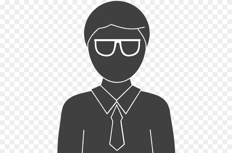 Man Bezel Scientist Searcher Science Face, Accessories, Necktie, Tie, Formal Wear Png