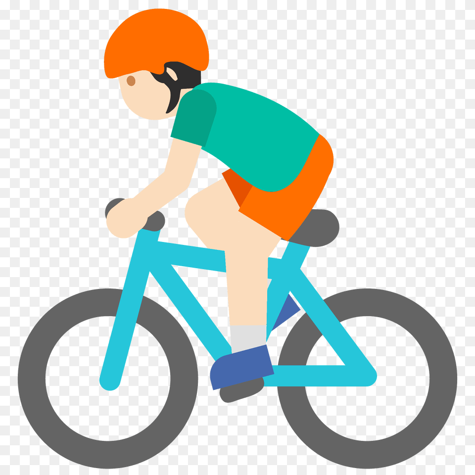 Man Biking Emoji Clipart, Boy, Child, Male, Person Png Image