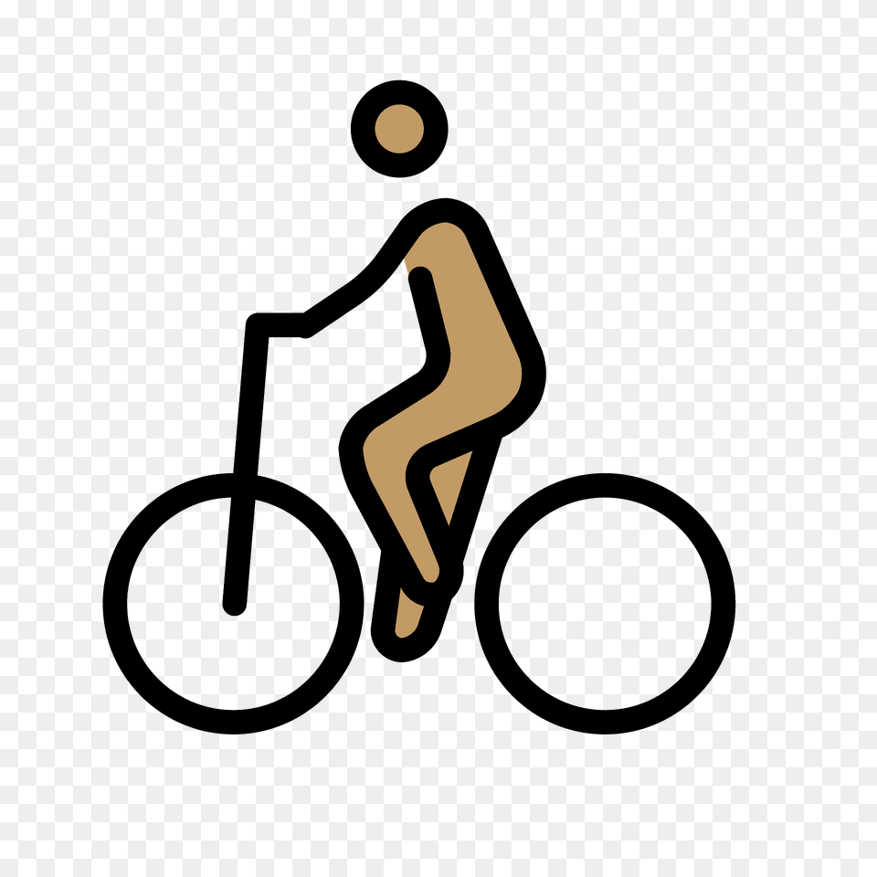 Man Biking Emoji Clipart, Bicycle, Cycling, Person, Sport Free Png Download