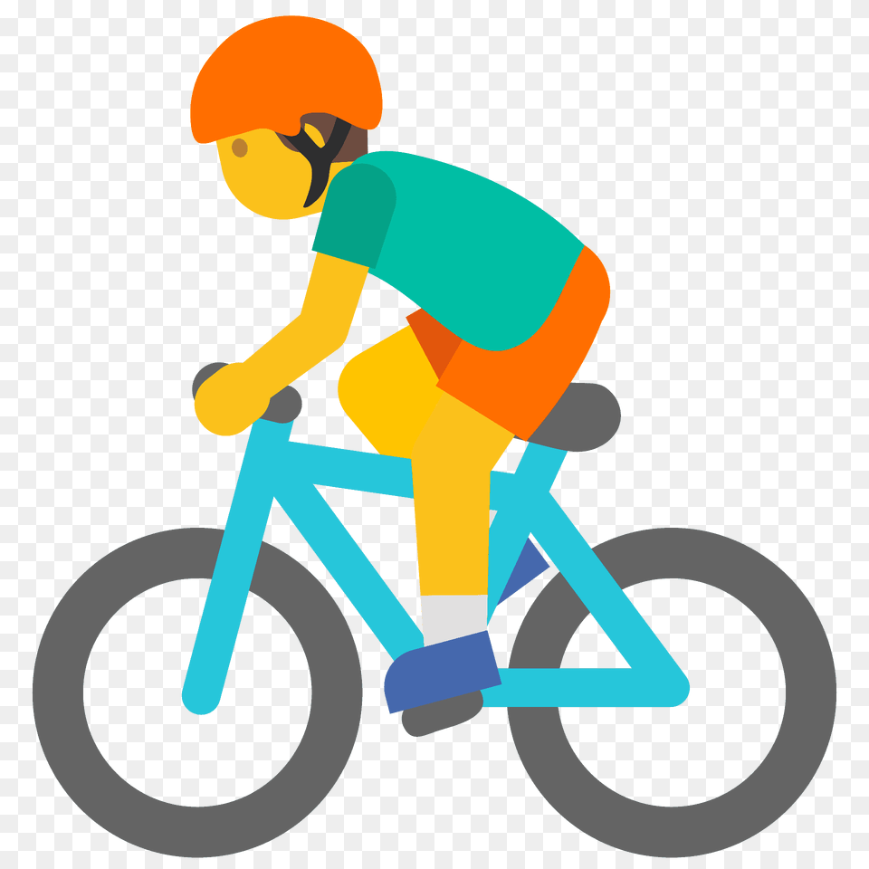 Man Biking Emoji Clipart, Boy, Child, Male, Person Free Png Download