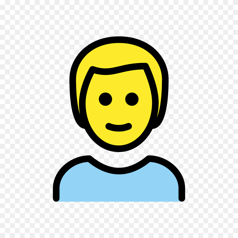 Man Blond Hair Emoji Clipart, Face, Head, Person, Animal Png
