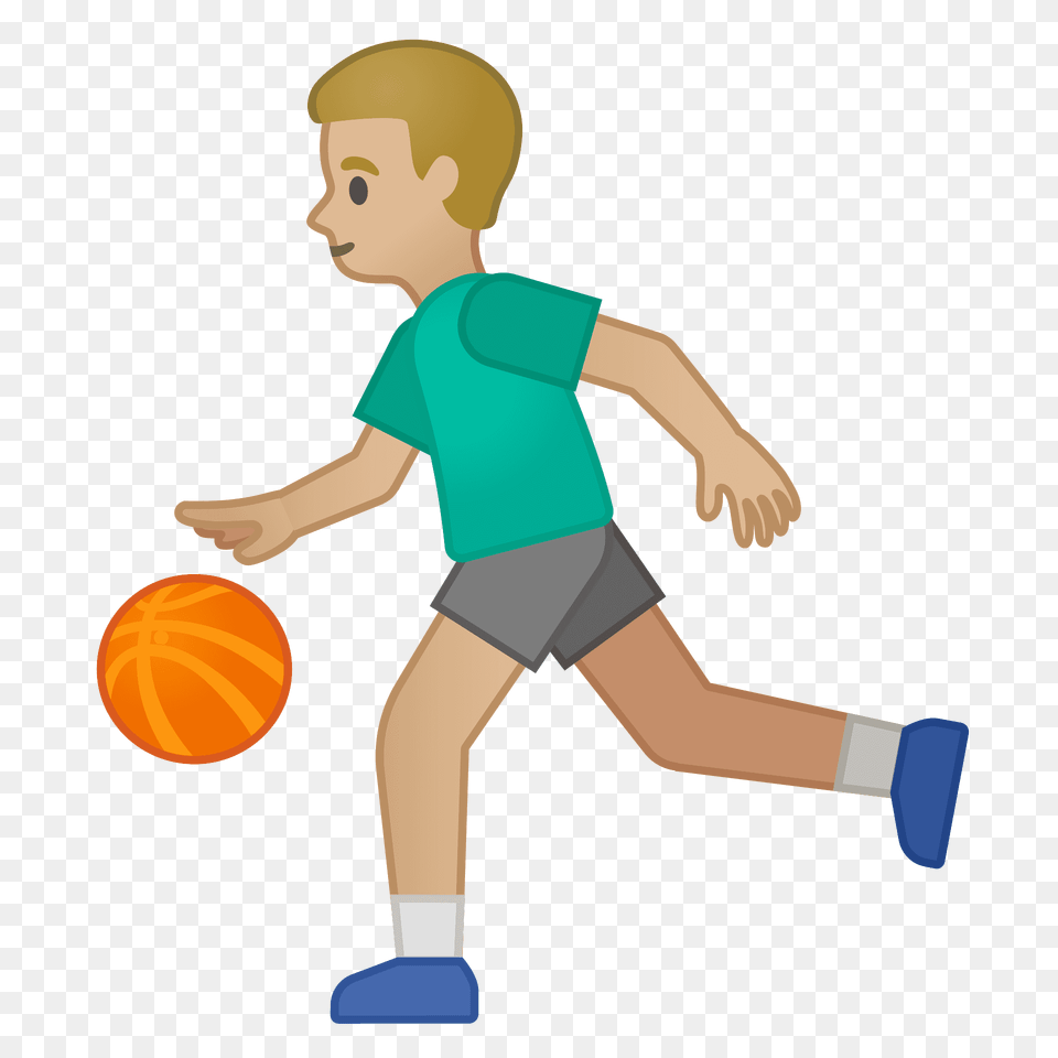 Man Bouncing Ball Emoji Clipart, Sphere, Person, Clothing, Shorts Free Png Download