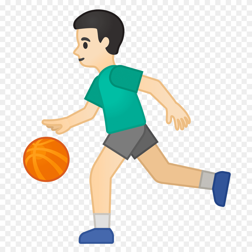 Man Bouncing Ball Emoji Clipart, Male, Boy, Child, Person Png