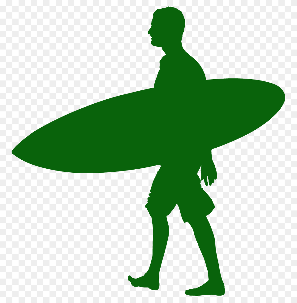 Man Carrying Surfboard Silhouette, Water, Surfing, Leisure Activities, Nature Free Transparent Png