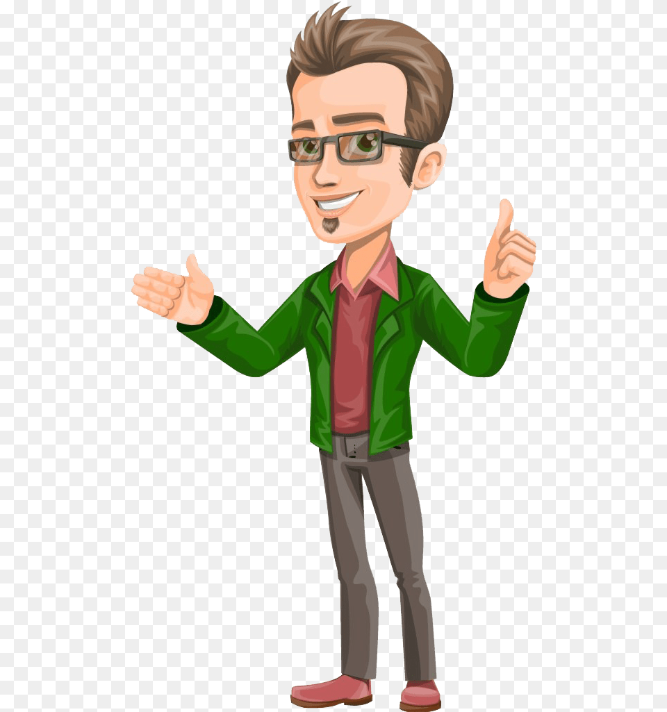 Man Cartoon Vector Man Thumbs Up, Body Part, Person, Finger, Hand Free Transparent Png