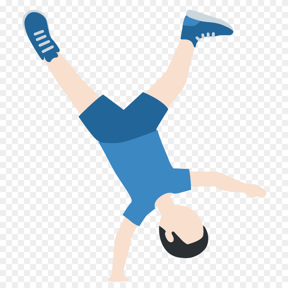 Man Cartwheeling Emoji Clipart, Person, Dancing, Leisure Activities Free Transparent Png