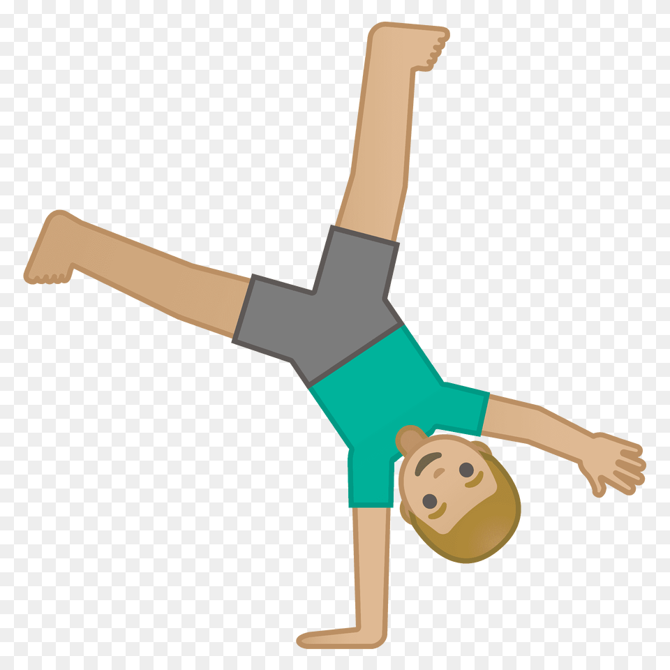 Man Cartwheeling Emoji Clipart, Cross, Symbol Free Transparent Png