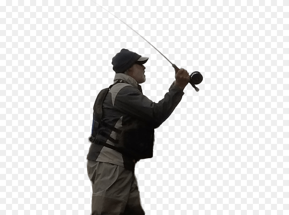 Man Casting A Fly Fishing Rod Fly Fishing, Outdoors, Baseball Cap, Cap, Clothing Free Png Download