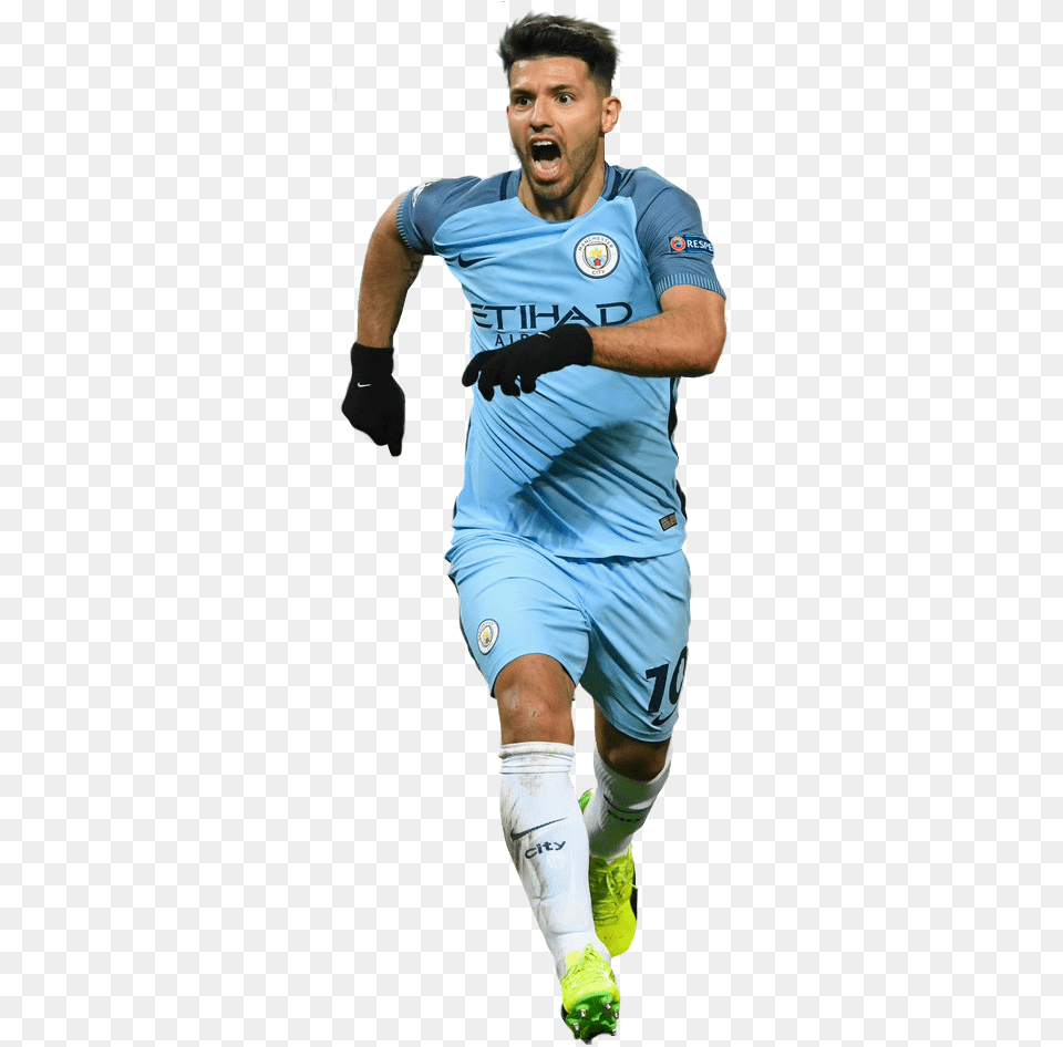 Man City Aguero, Adult, Person, Male, Clothing Png