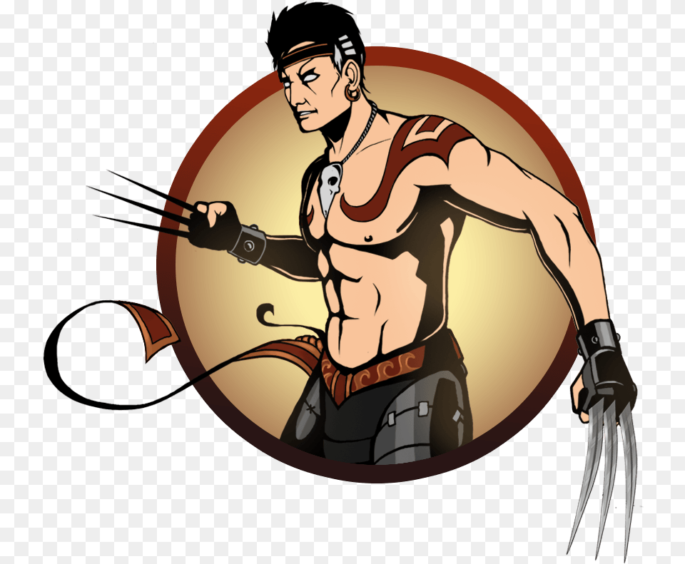 Man Claws Shadow Fight 2 Personajes, Adult, Male, Person, Face Png Image
