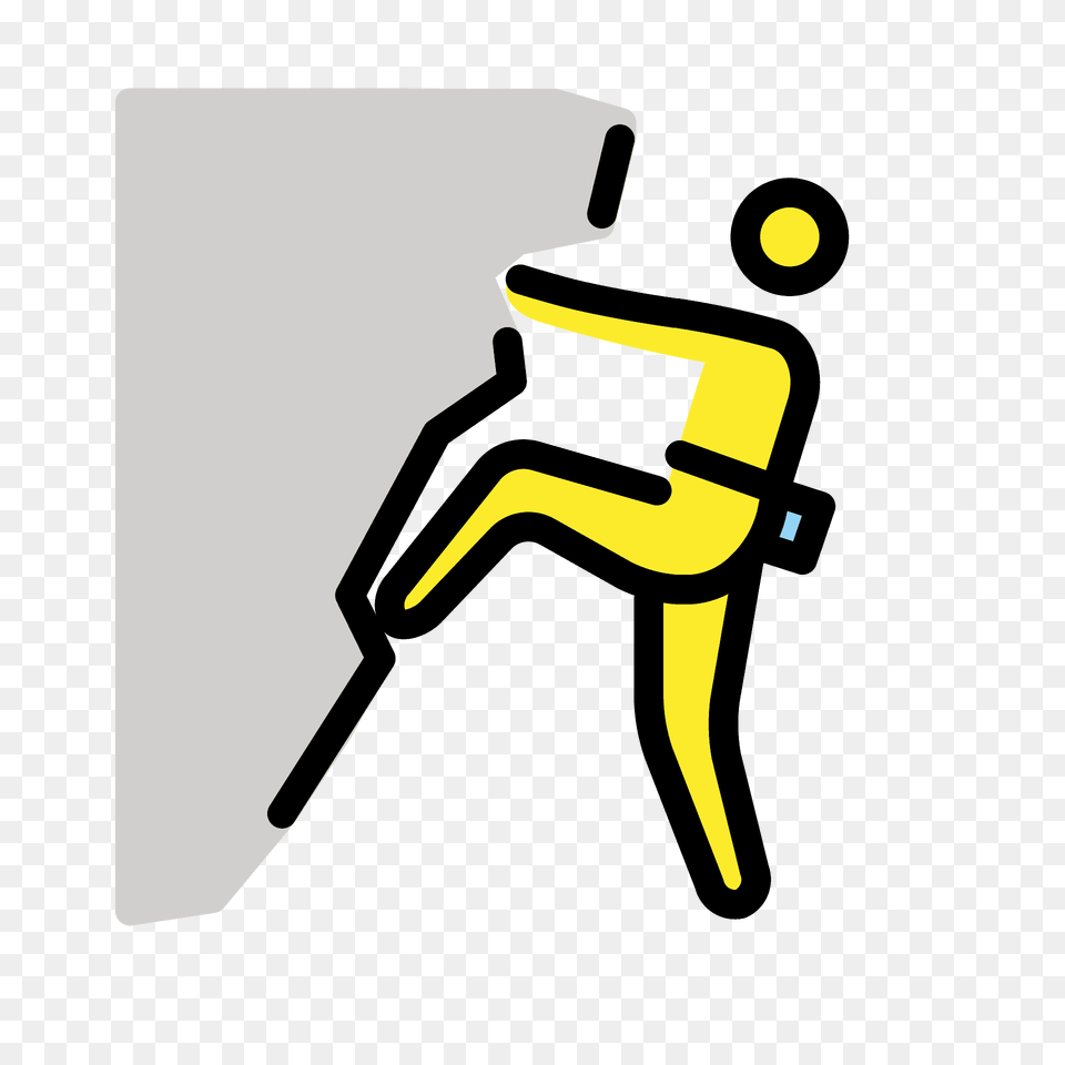 Man Climbing Emoji Clipart, People, Person Free Png Download