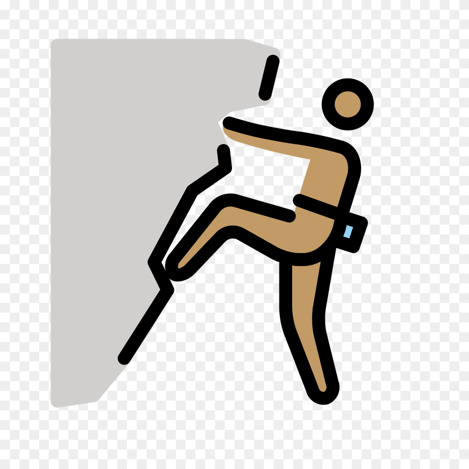 Man Climbing Emoji Clipart, People, Person Free Transparent Png