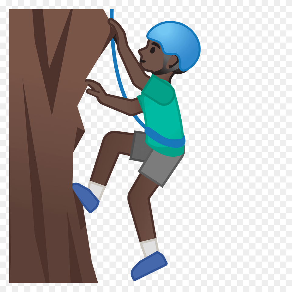 Man Climbing Emoji Clipart, Outdoors, Person, Leisure Activities, Sport Png