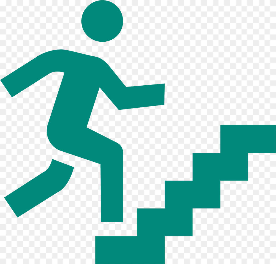 Man Climbing Stairs Clipart, First Aid, Symbol Free Png