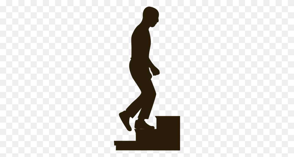 Man Climbing Stairs Sequence Silhouette, Adult, Person, Male, Walking Png