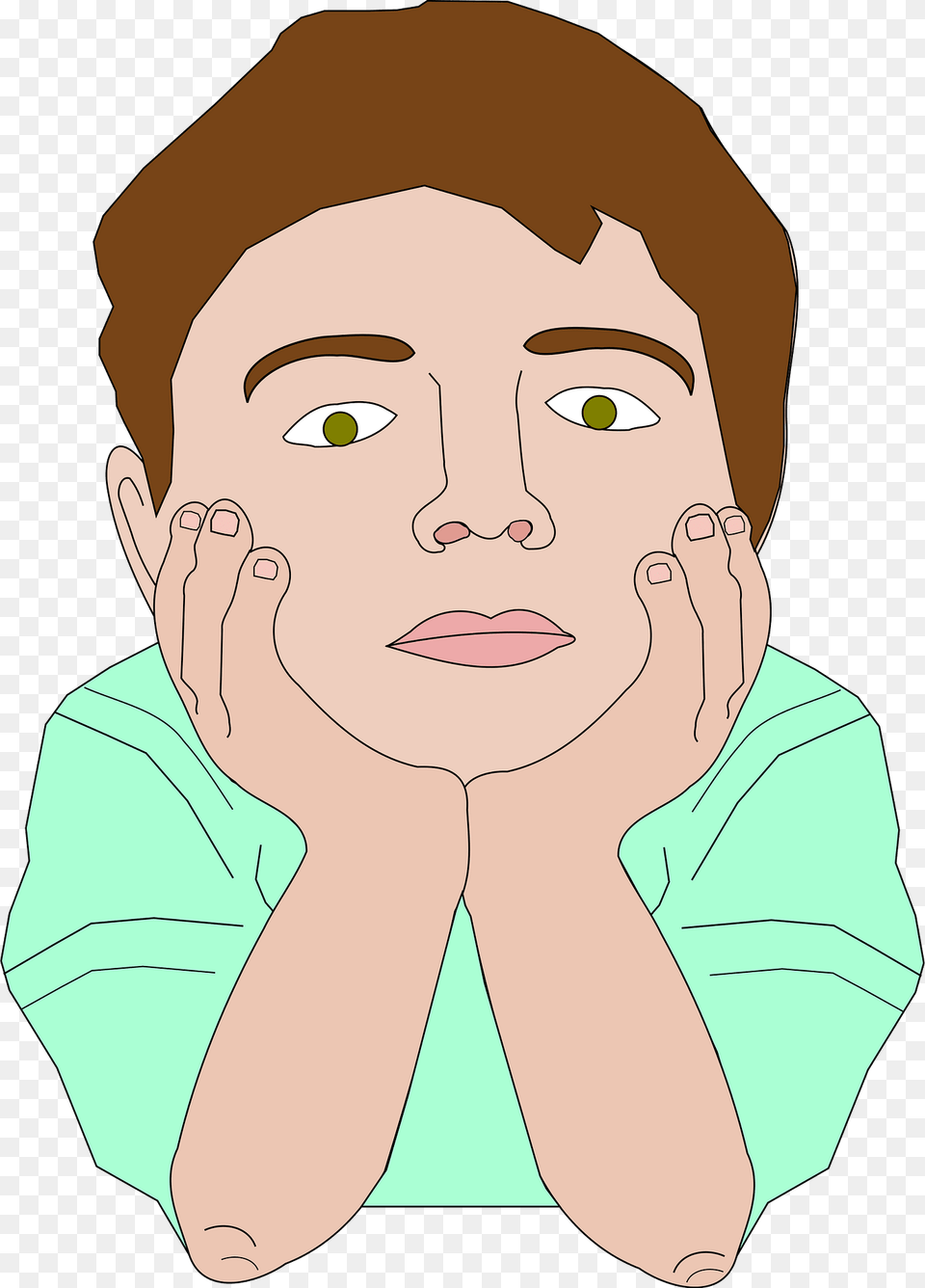 Man Clipart, Baby, Person, Art, Face Free Transparent Png