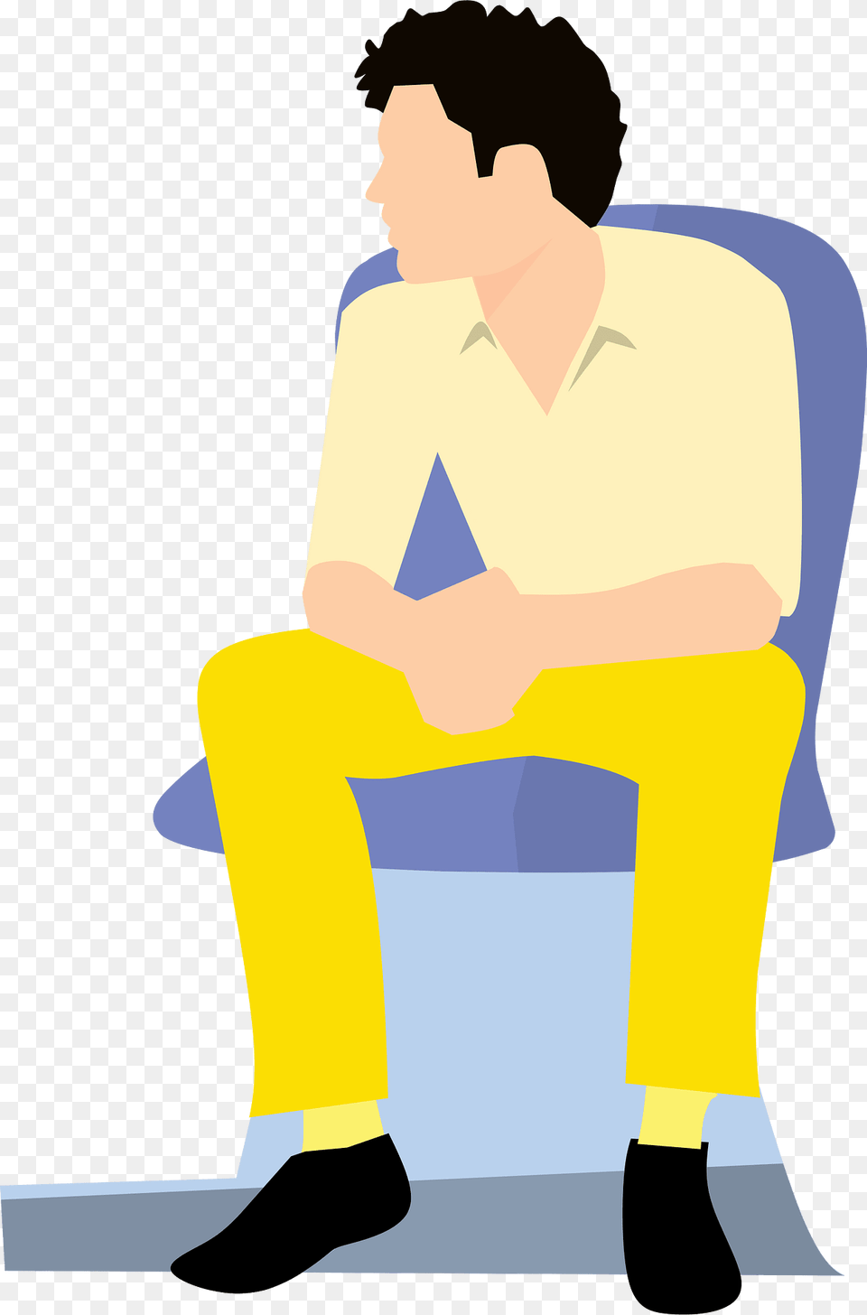 Man Clipart, Person, Sitting, Adult, Clothing Png