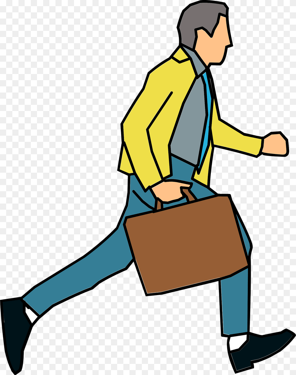 Man Clipart, Bag, Person, Briefcase, Clothing Free Png Download