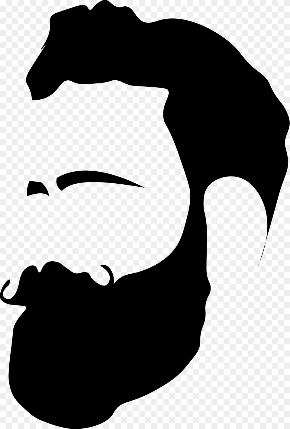 Man Clipart, Head, Person, Stencil, Face Png Image