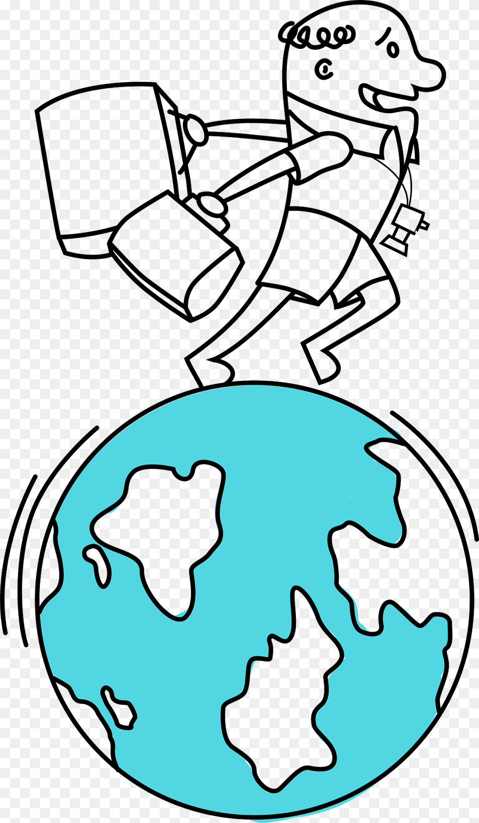 Man Clipart, Astronomy, Outer Space, Planet, Globe Free Png