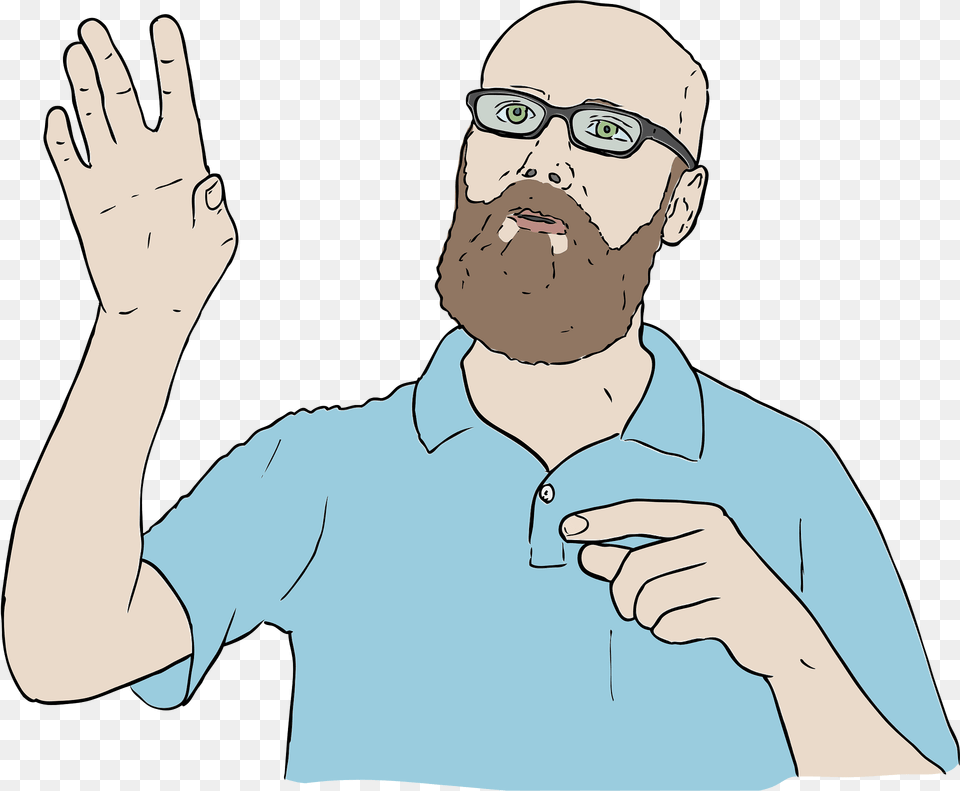 Man Clipart, Person, Body Part, Finger, Hand Free Png