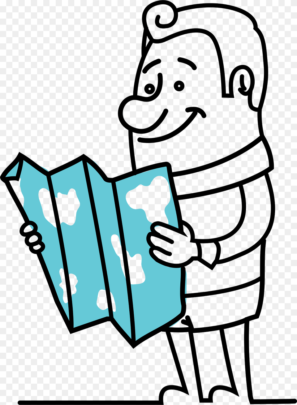 Man Clipart, Person, Reading, Baby, Face Png Image