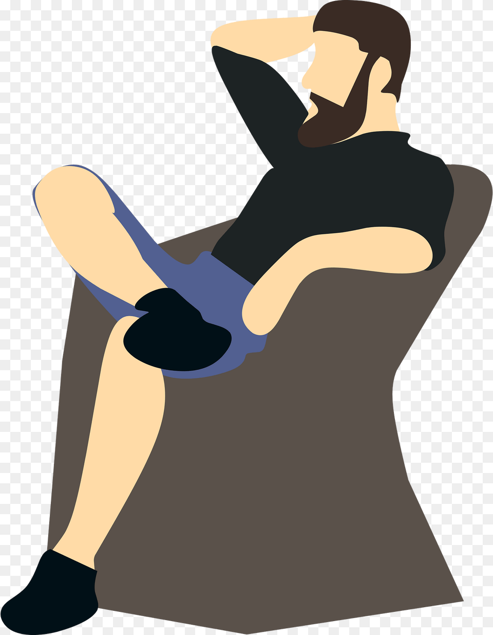 Man Clipart, Person, Sitting, Adult, Female Free Png