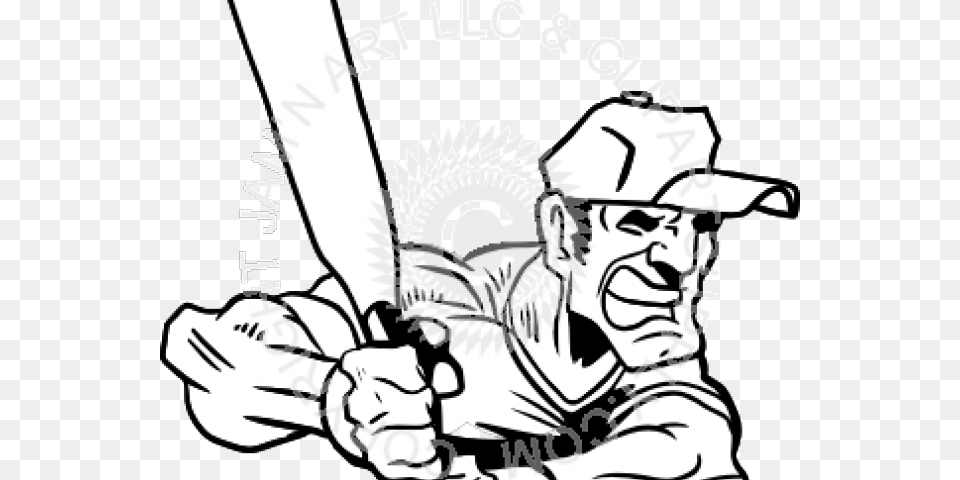 Man Clipart Softball Illustration, Person, People, Baseball Cap, Cap Free Png