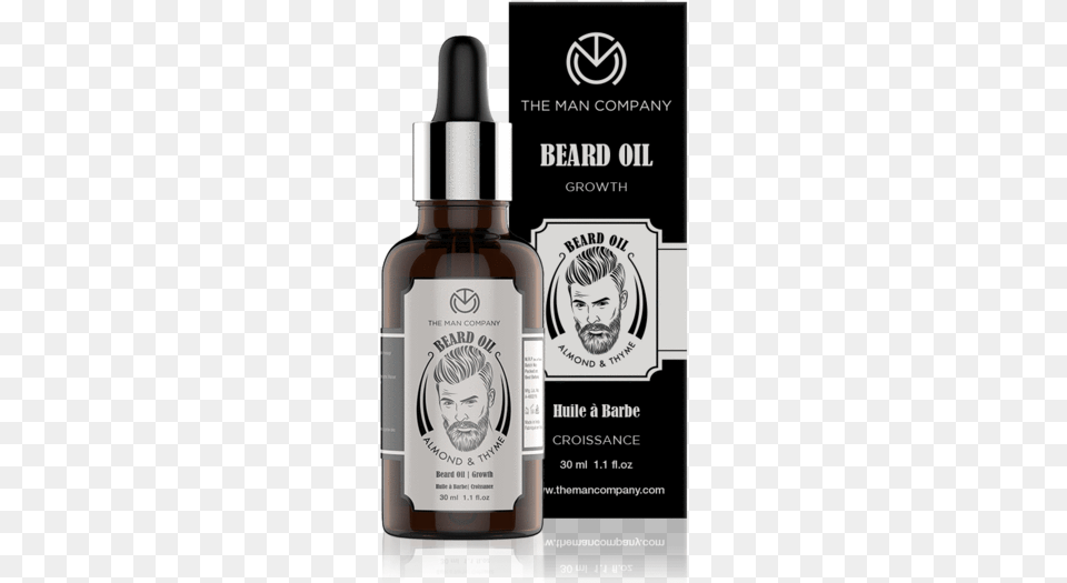 Man Company Beard Oil, Bottle, Cosmetics, Perfume, Aftershave Free Png Download