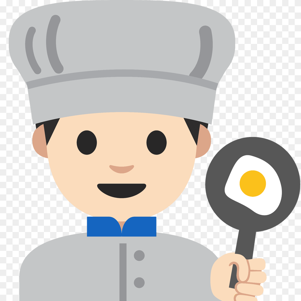 Man Cook Emoji Clipart, Cutlery, Face, Head, Person Png Image