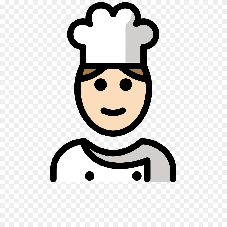 Man Cook Emoji Clipart, People, Person, Clothing, Hat Free Png Download