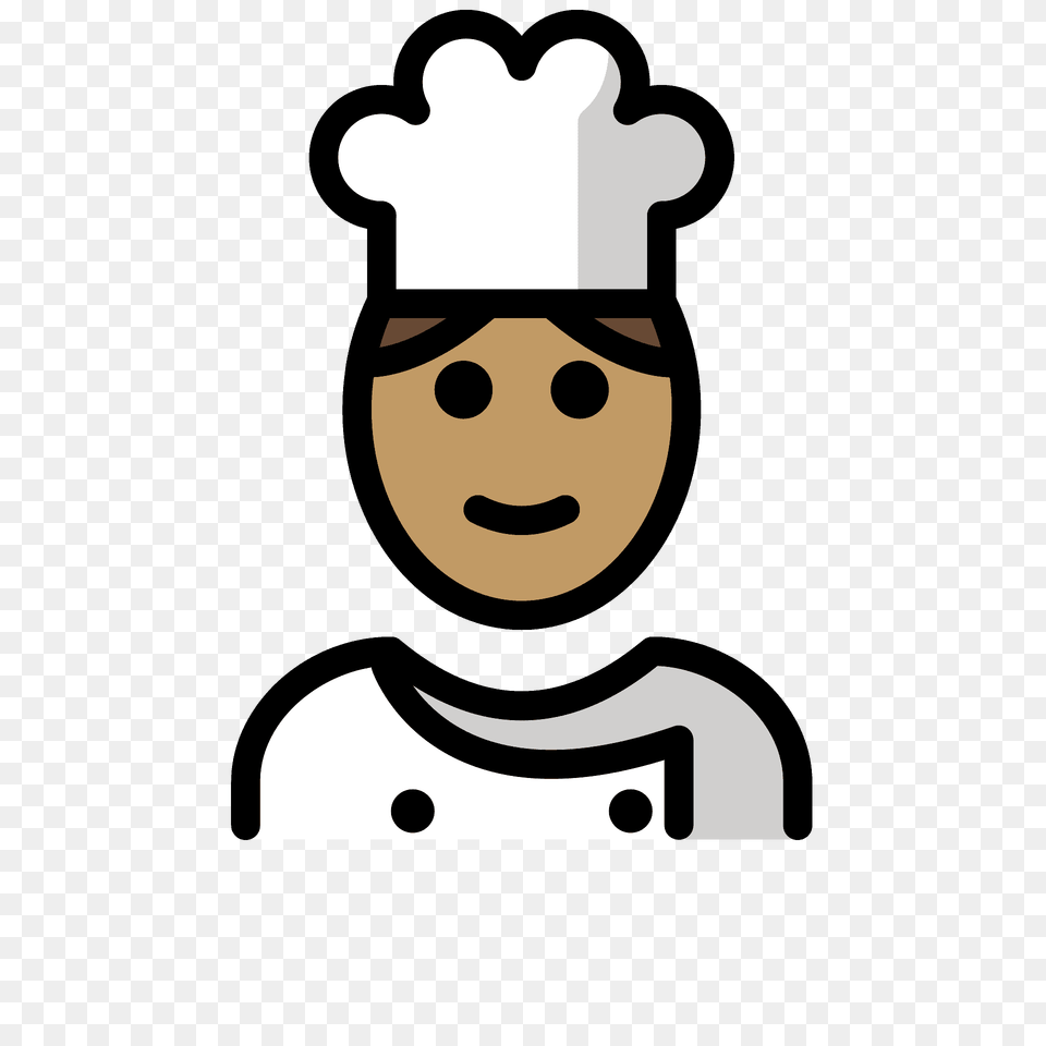 Man Cook Emoji Clipart, People, Person, Clothing, Hat Png Image