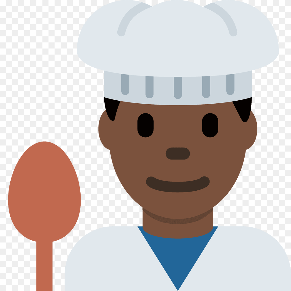 Man Cook Emoji Clipart, Sweets, Cutlery, Spoon, Food Png Image